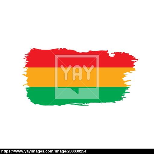 512x512 Bolivia Flag, Vector Illustration Vector