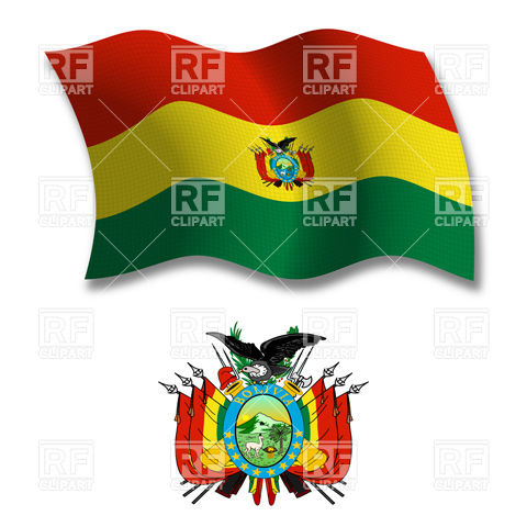 480x480 Bolivia Flag And Coat Of Arms Vector Image Of Signs, Symbols, Maps