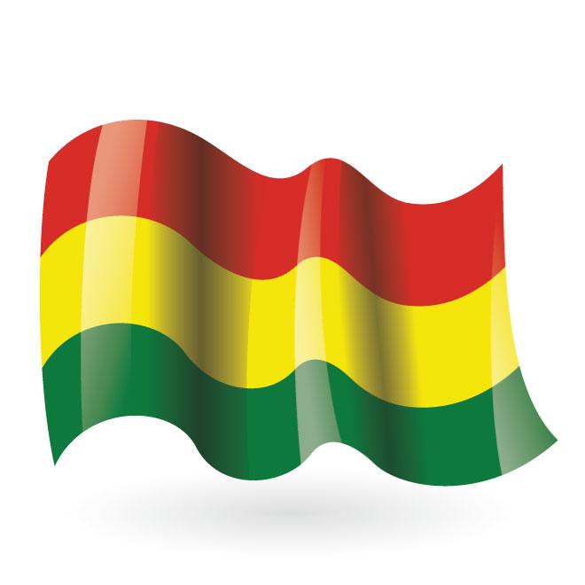 660x660 Bolivian Flag Vector Clip Art