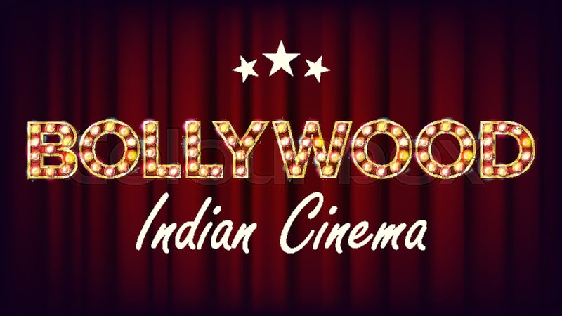 800x450 Bollywood Indian Cinema Banner Vector Stock Vector Colourbox