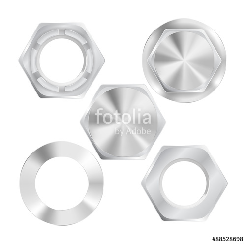 500x496 Screw Head Set Stock Image And Royalty Free Vector