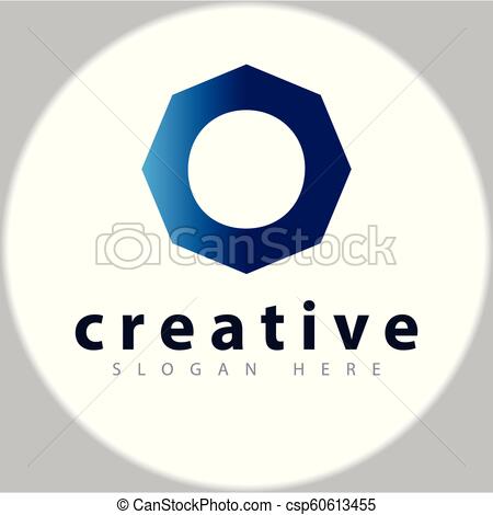 450x470 O Letter Bolt Logo Design Vector Template