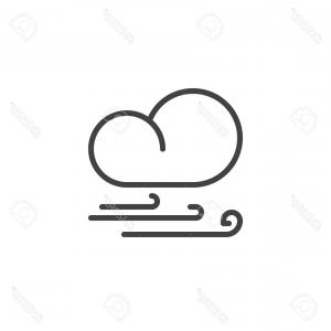300x300 Cloud Weather With Thunder Bolt Storm Vector Studiogrfx