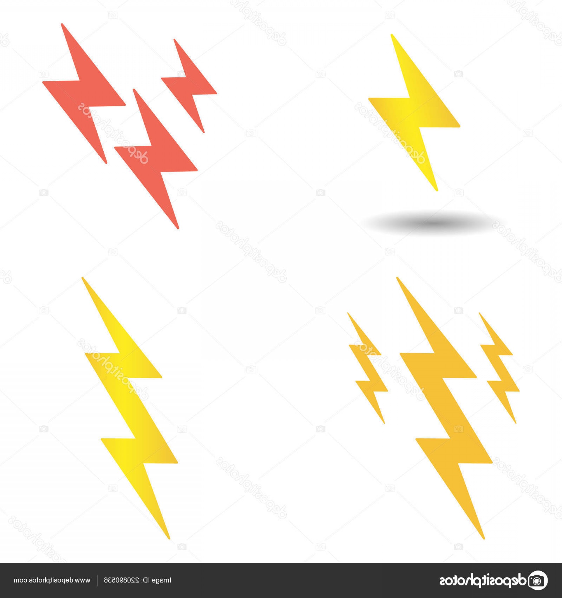1920x2040 Yellow Lightning Bolt Vector Catchsplace