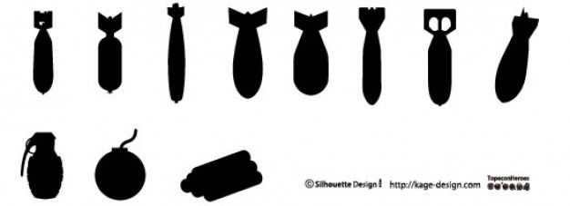 Bombs Vector Free Download 626x227 Bombs Vector Free Download