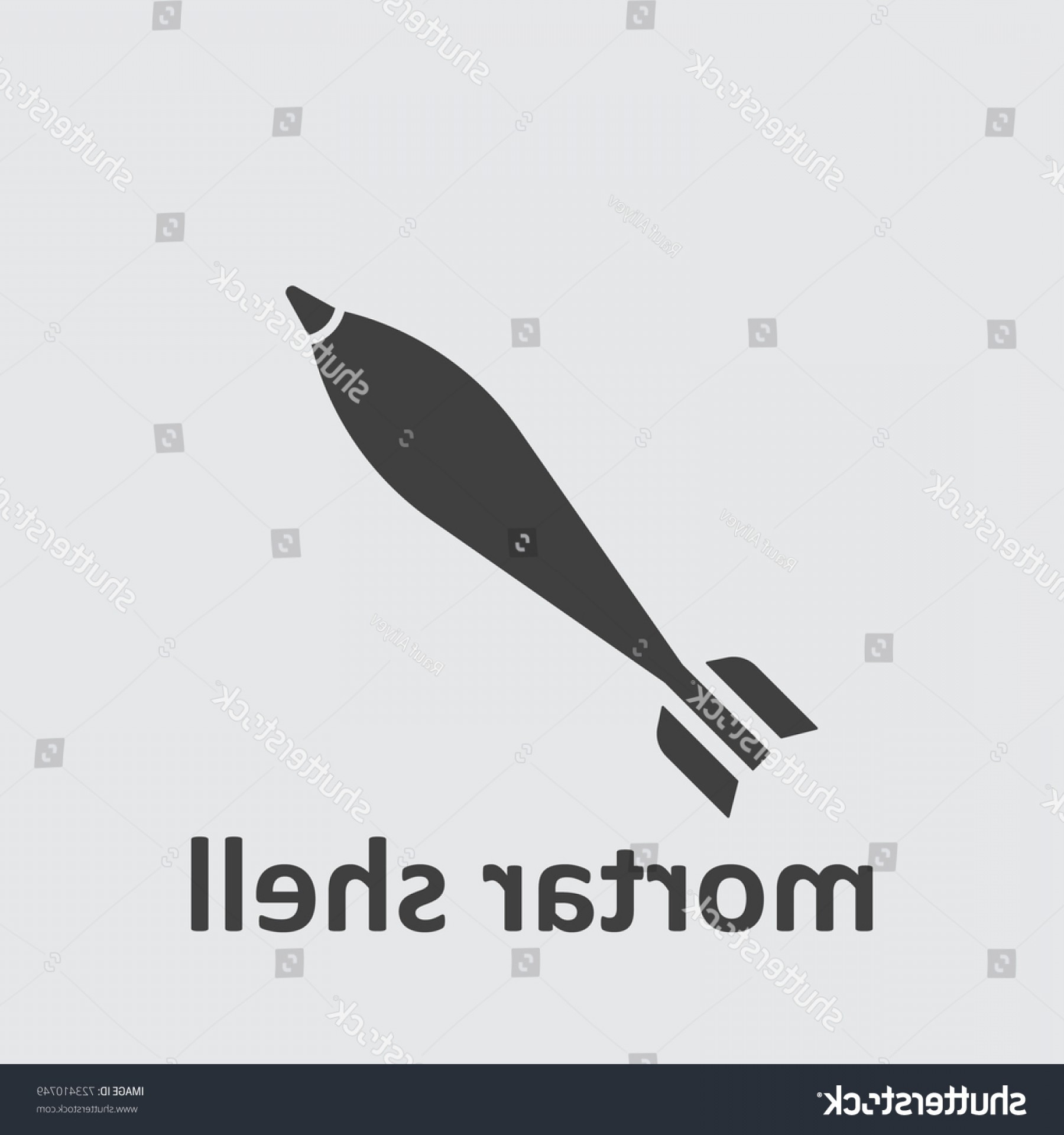 U S Army Mortar Silhouette Vector Catamart 1800x1920 U S Army Mortar Silhouette Vector Catamart