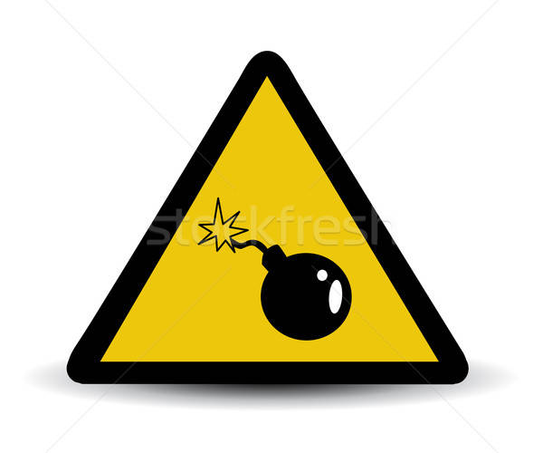 Vector Bomb Warning Sign Vector Illustration Edmond Mihai Vertes 600x500 Vector Bomb Warning Sign Vector Illustration Edmond Mihai Vertes