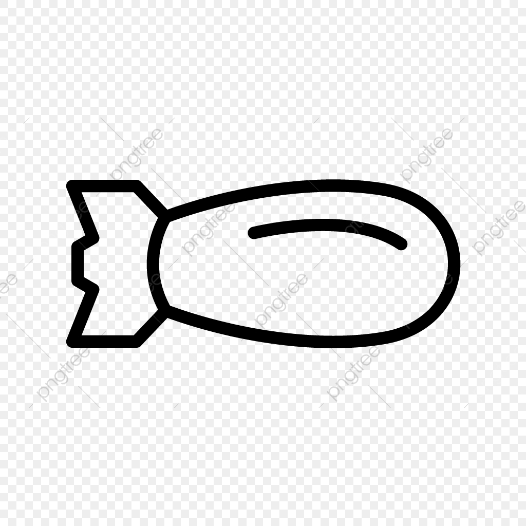 1024x1024 Bomb Vector Icon, Bomb, Explosion, War Png And Vector