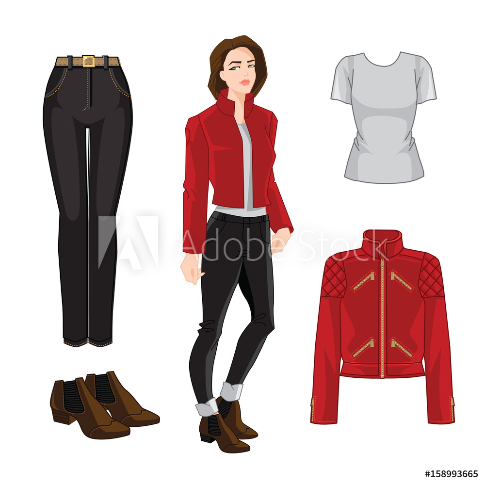 Photo Art Print Vector Illustration Of Brunette Girls In Bomber 1000x1000 Photo Art Print Vector Illustration Of Brunette Girls In Bomber