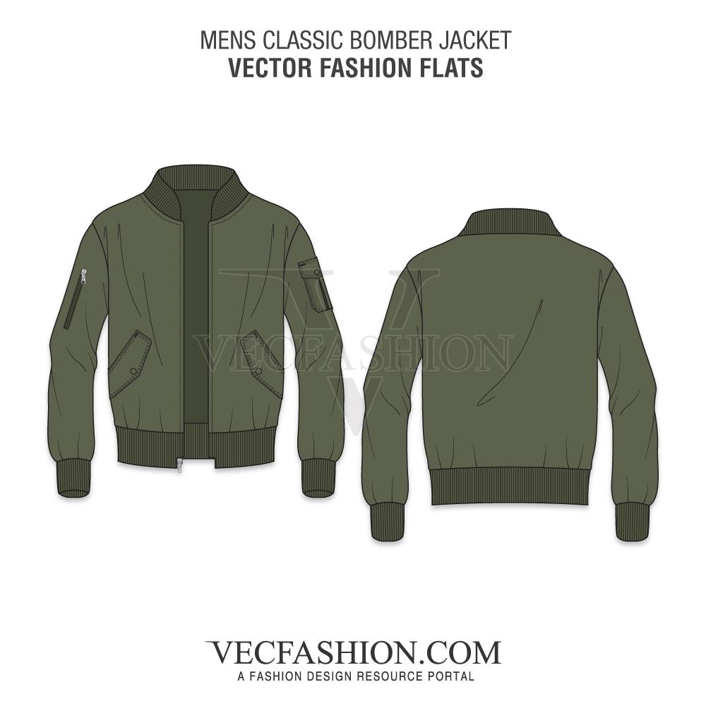 1000x1000 Men Classic Bomber Jacket