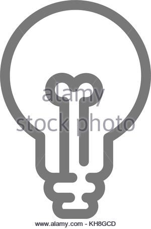300x454 Simple Light Bulb Line Icon Symbol And Sign Vector Illustration