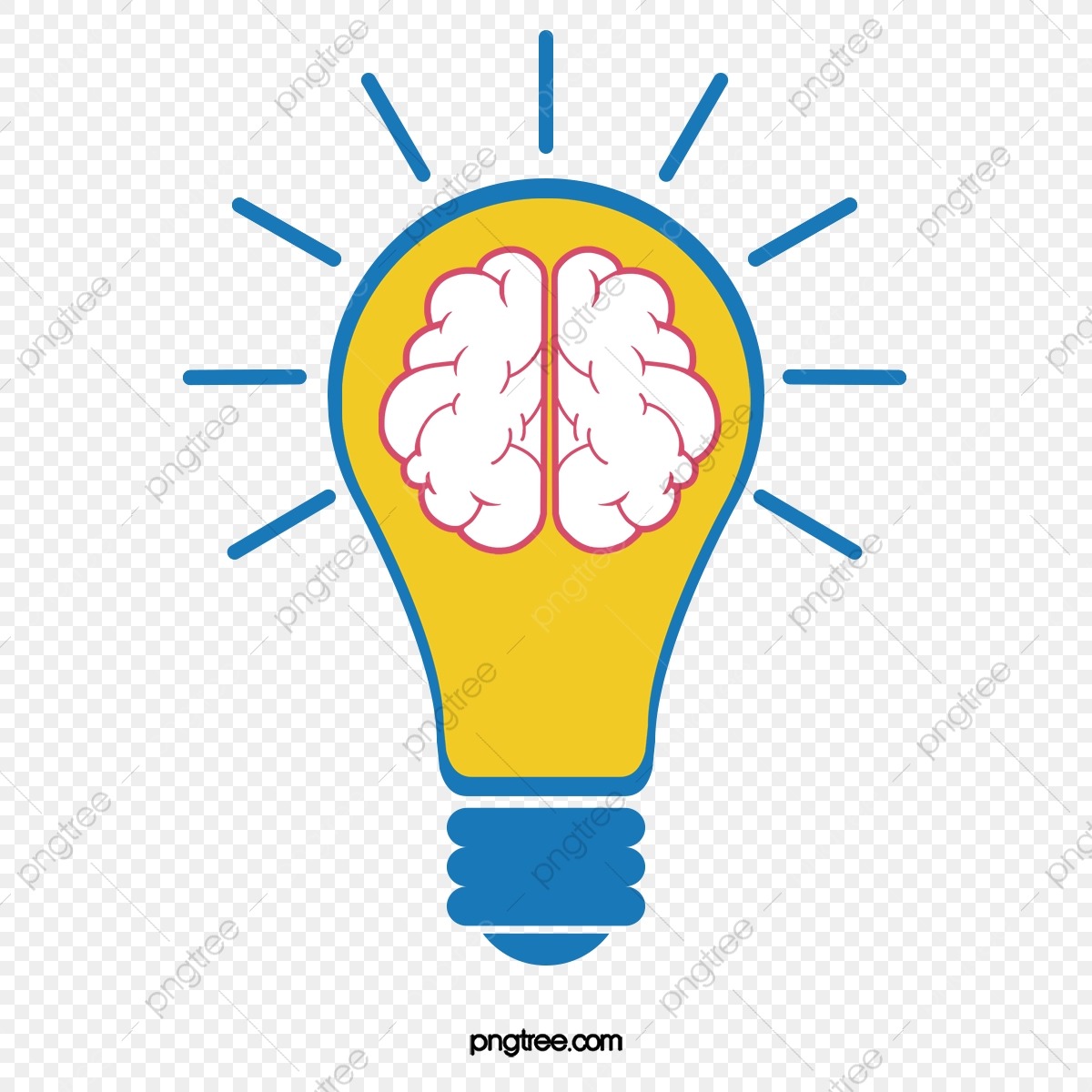 1200x1200 Vector Creativo Bombilla, Bombilla De Luz De Vectores Gratis