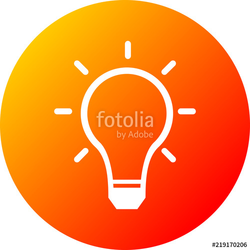 500x500 Vector Bombilla Idea De Archivo Y Vectores Libres De