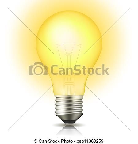 450x470 Vector Bombilla De Luz Amarilla Encendida Broken Bulb Foco