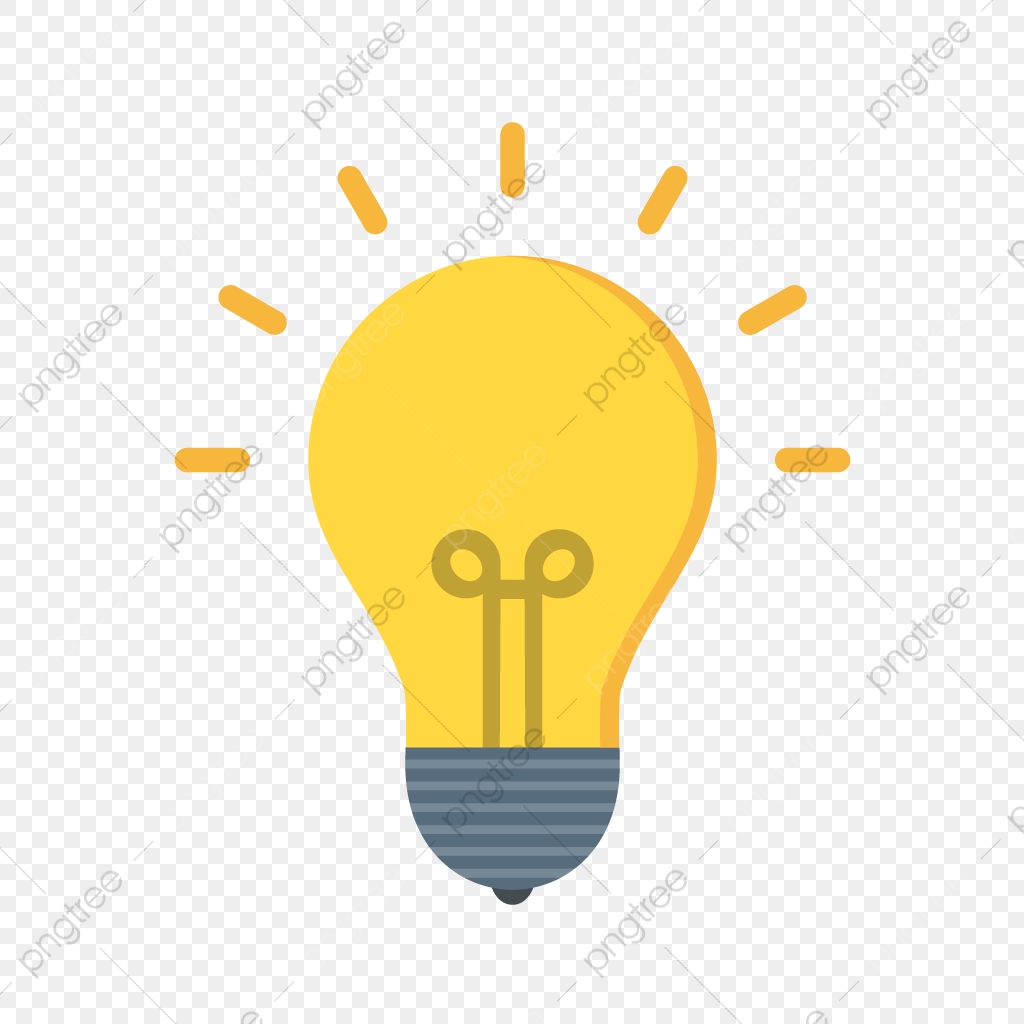 1024x1024 Bombilla Icono Vector, Bombilla, Bombilla Icono, Creatividad Png Y