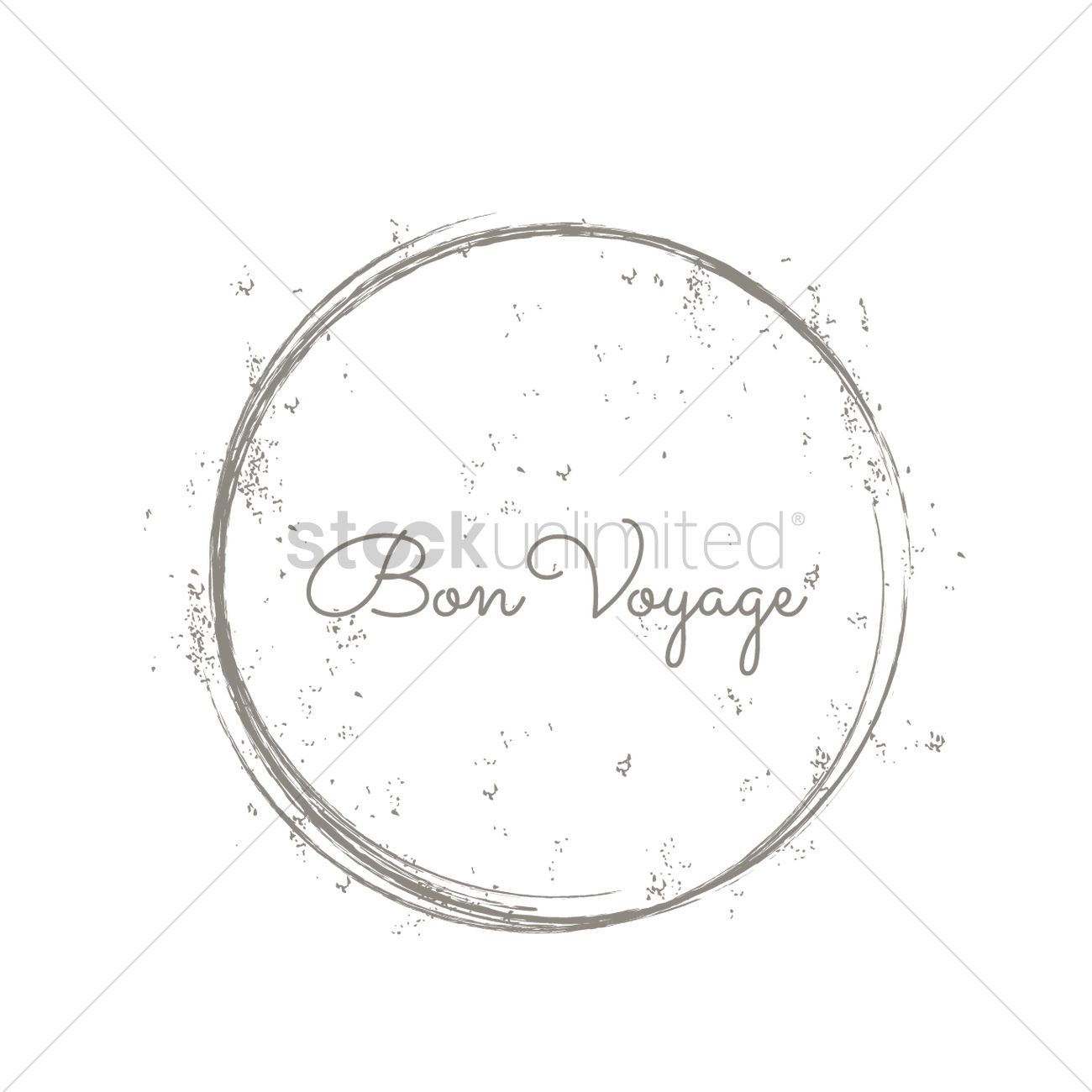 Bon Voyage Vector Image 1300x1300 Bon Voyage Vector Image