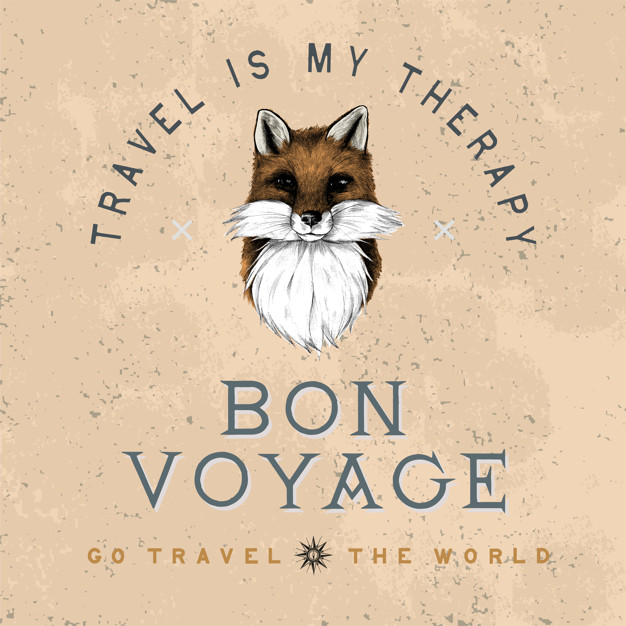 Bon Voyage Logo Design Vector Vector Free Download 626x626 Bon Voyage Logo Design Vector Vector Free Download