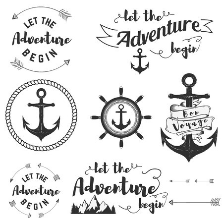 Set Of Travel Labels Let The Adventyre Begin Bon Voyage Anchors 450x450 Set Of Travel Labels Let The Adventyre Begin Bon Voyage Anchors
