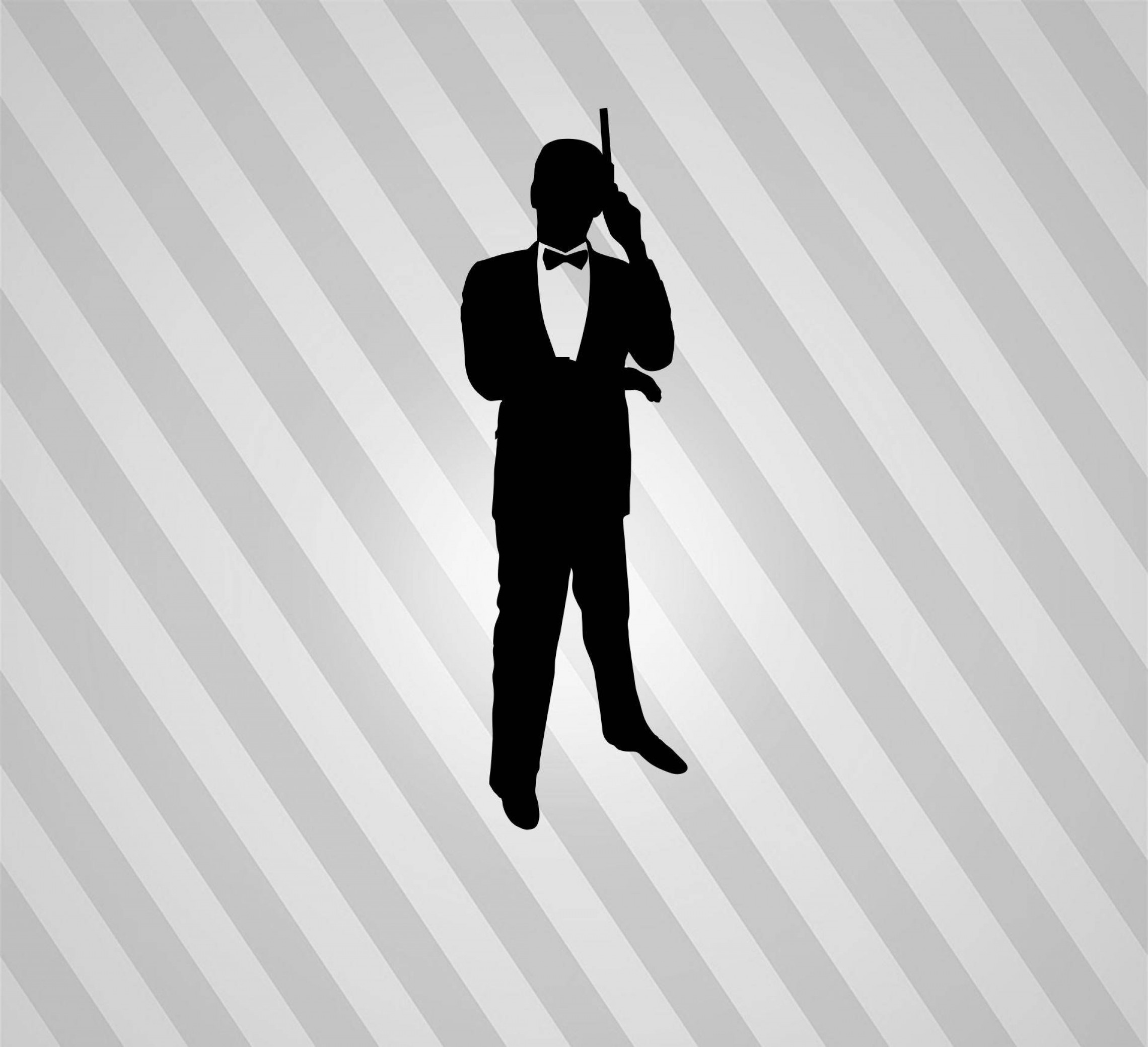 2280x2079 James Bond Silhouette Dxf Createmepink
