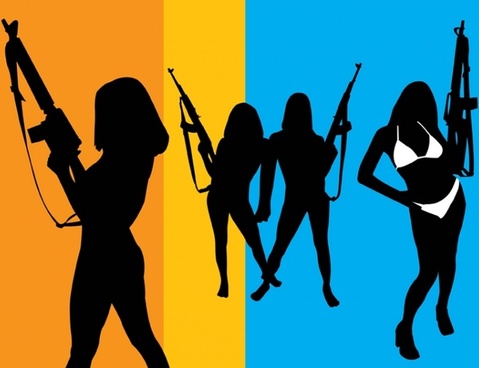 479x368 James Bond Gun Free Vector Download