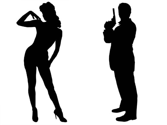 Bond Silhouette Vector at Vectorified.com | Collection of Bond ...