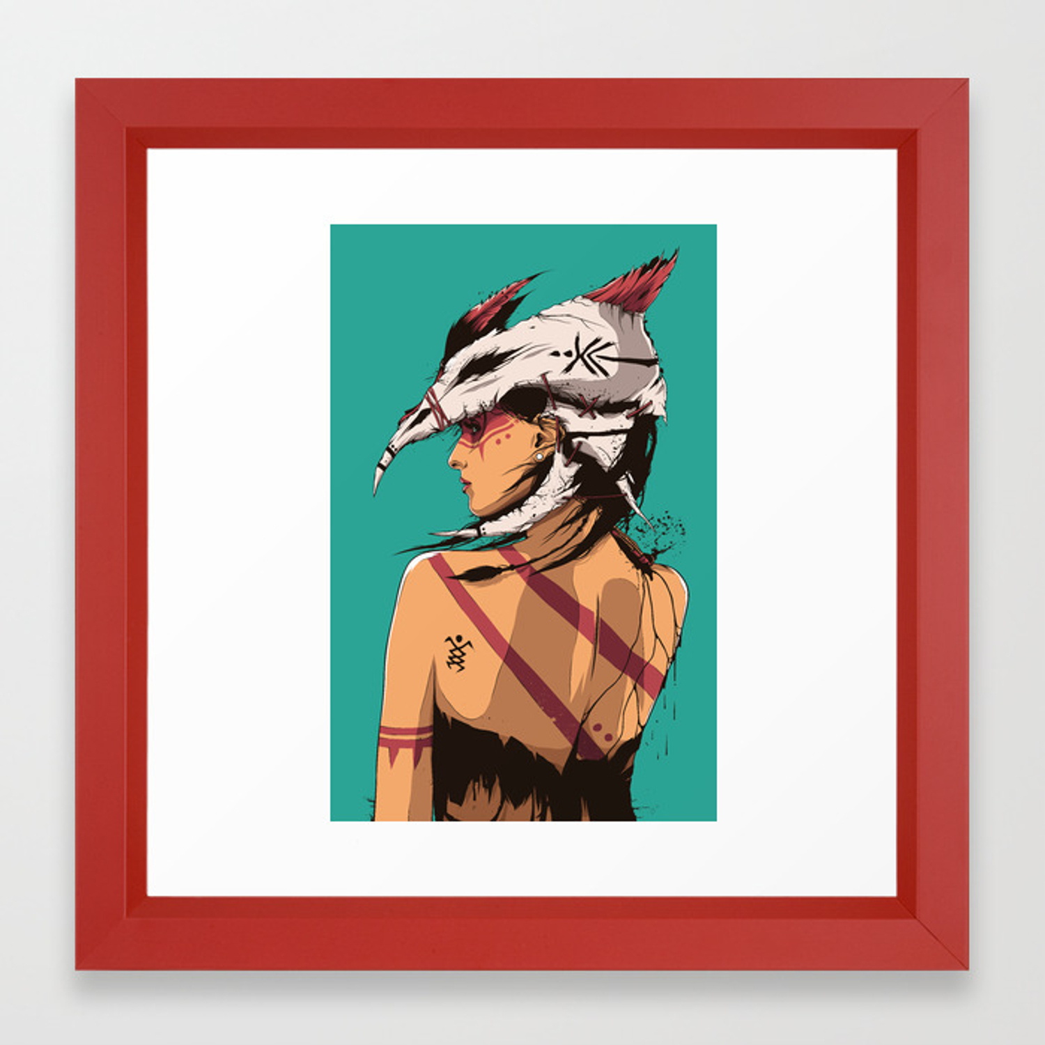 Bone Collector Framed Art Print 1500x1500 Bone Collector Framed Art Print