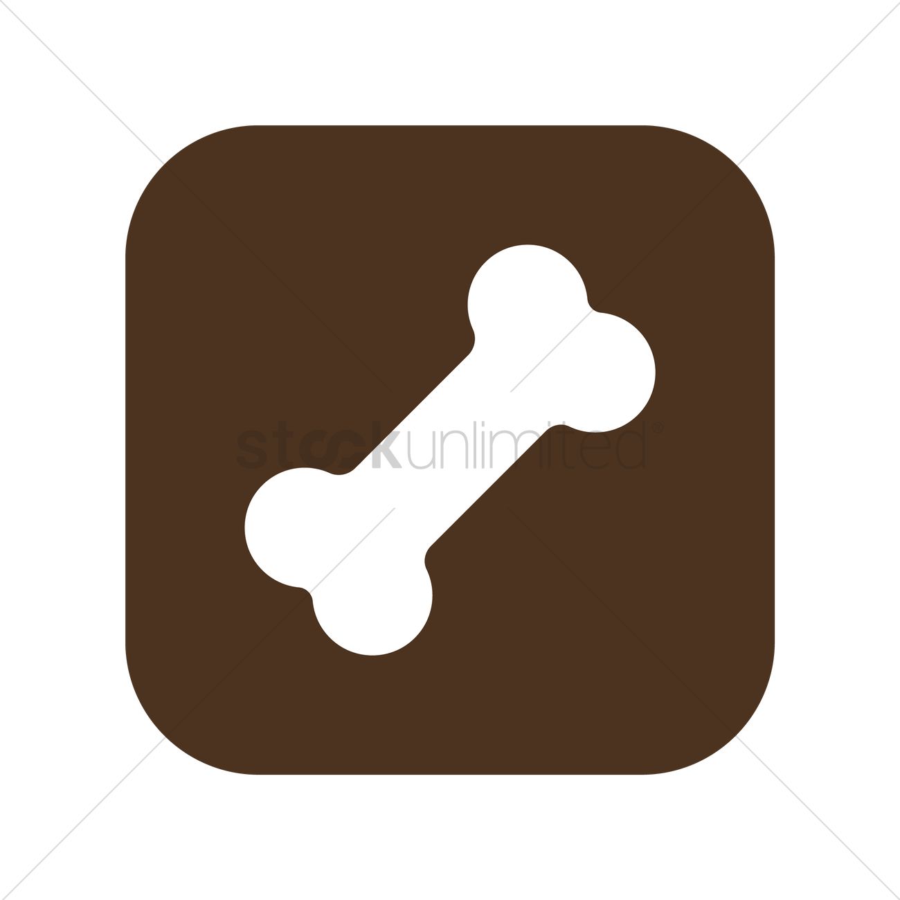 Dog Bone Vector Image 1300x1300 Dog Bone Vector Image