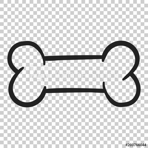 Dog Bone Toy Icon Hand Drawn Vector Illustration On Isolated 500x500 Dog Bone Toy Icon Hand Drawn Vector Illustration On Isolated