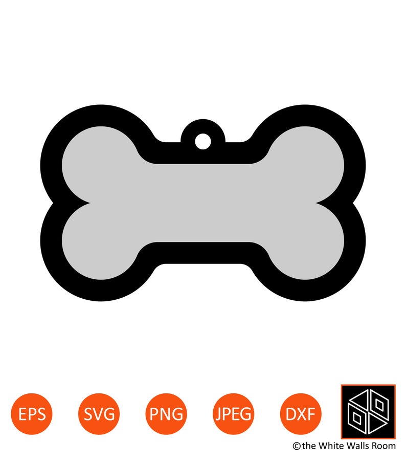 794x909 Dog Bone Dog Bone Vector Template For Etsy