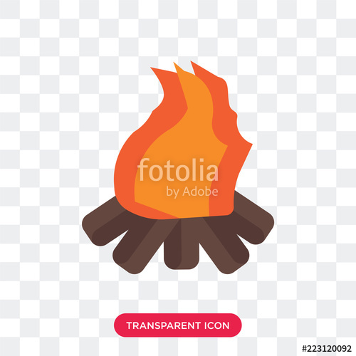 Bonfire Vector Icon Isolated On Transparent Background, Bonfire 500x500 Bonfire Vector Icon Isolated On Transparent Background, Bonfire