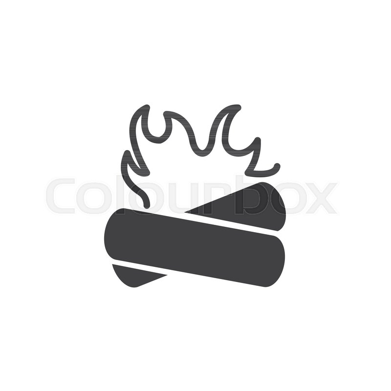 Burning Bonfire Vector Icon Filled Stock Vector Colourbox 800x800 Burning Bonfire Vector Icon Filled Stock Vector Colourbox