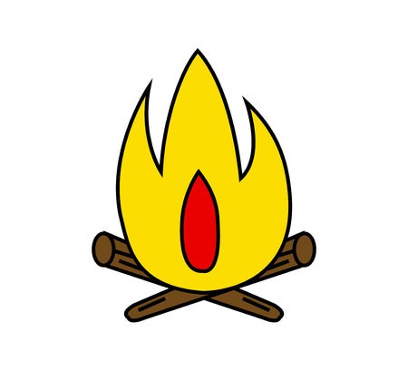 Simple Cartoon Bonfire Vector Illustration Design Royalty Free 450x409 Simple Cartoon Bonfire Vector Illustration Design Royalty Free