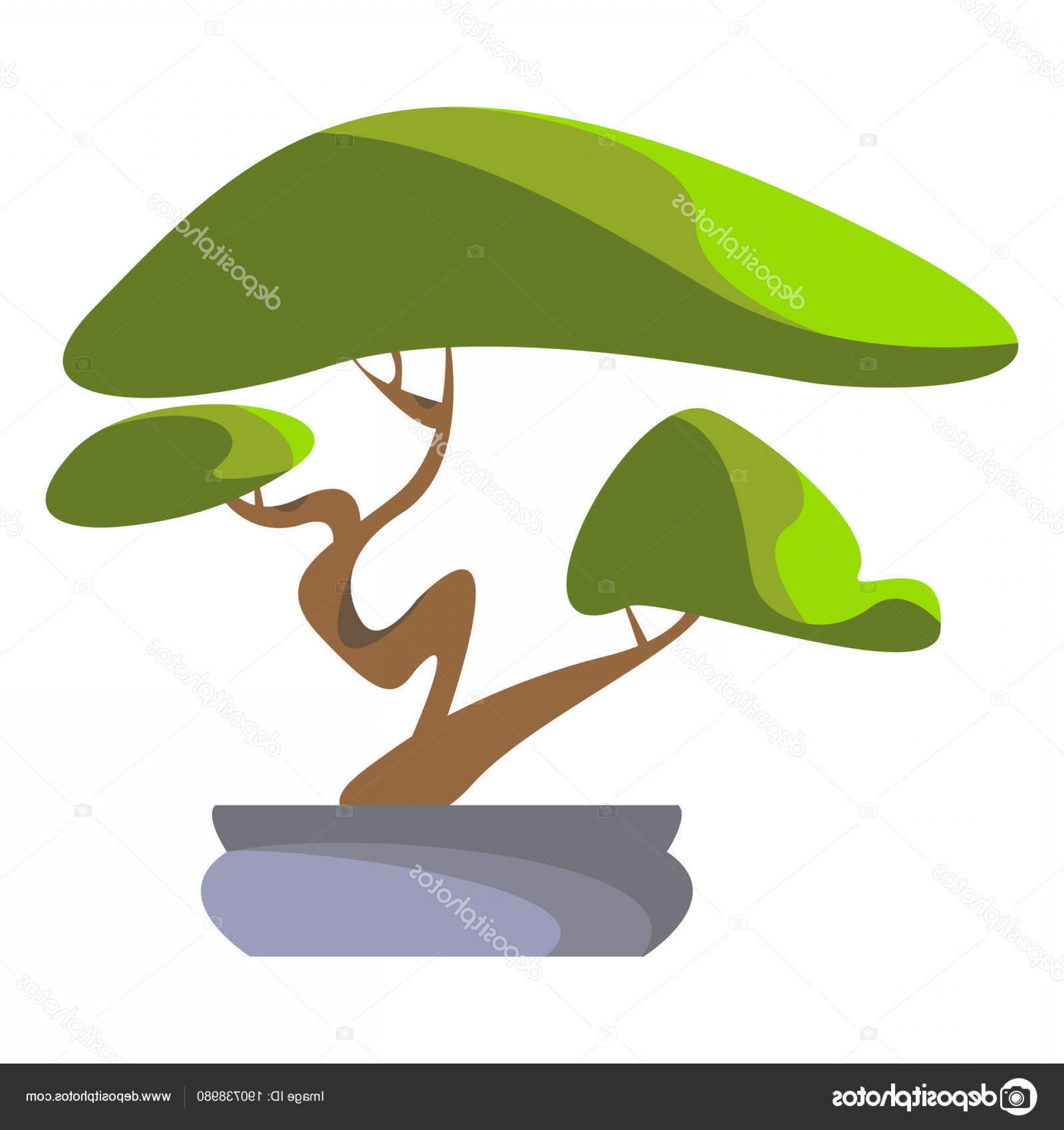 1920x2040 Stock Illustration Bonsai Tree Vector Illustration Icon Geekchicpro