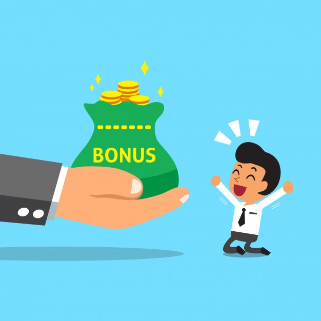 Business Big Hand Giving Bonus Money To Businessman Vector 626x626 Business Big Hand Giving Bonus Money To Businessman Vector