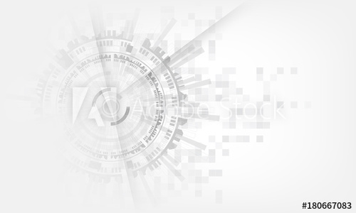 500x300 Grey White Modern Technology Electric Abstract Background