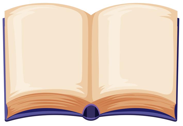 710x490 Blank Book On White Background