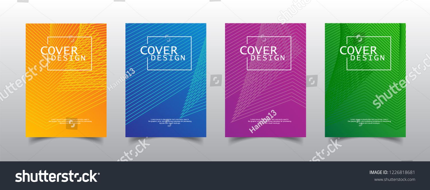 1500x663 Cover Design Template, Modern Annual Report Book Cover, Business
