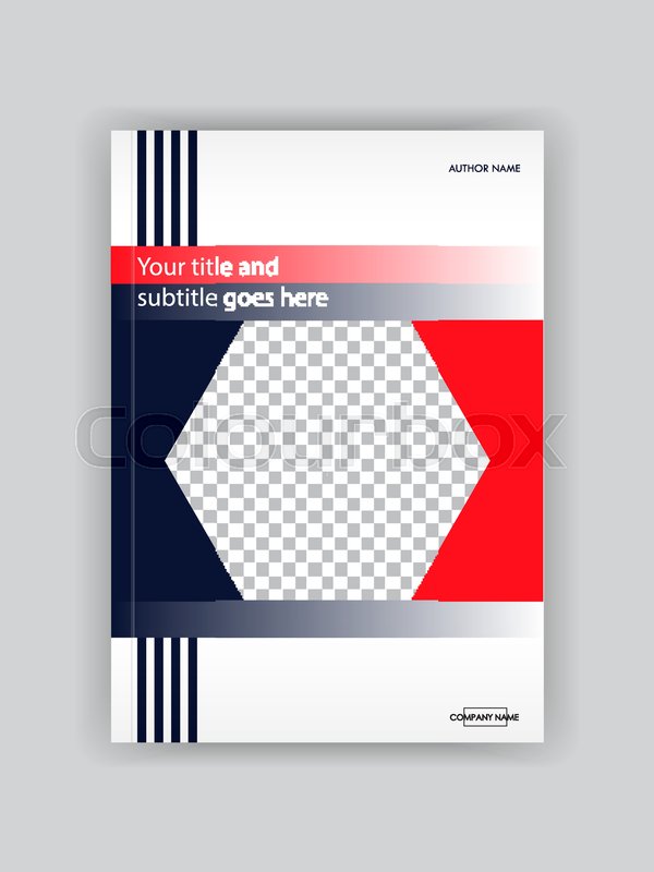 600x800 Business Book Cover Design Template Stock Vector Colourbox