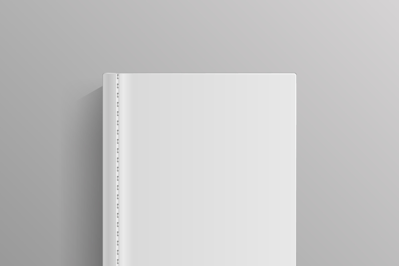 White Blank Book Cover Vector Template 800x533 White Blank Book Cover Vector Template