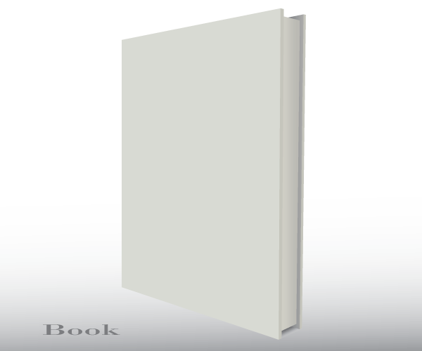 Blank Empty Book Cover Free Vector Template 600x500 Blank Empty Book Cover Free Vector Template