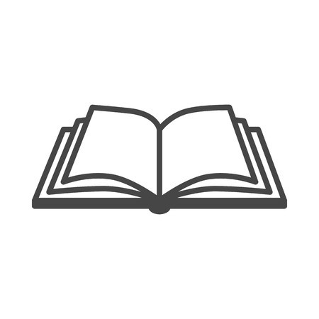 450x450 Open Book Vector Icon On A White Background Royalty Free Vector