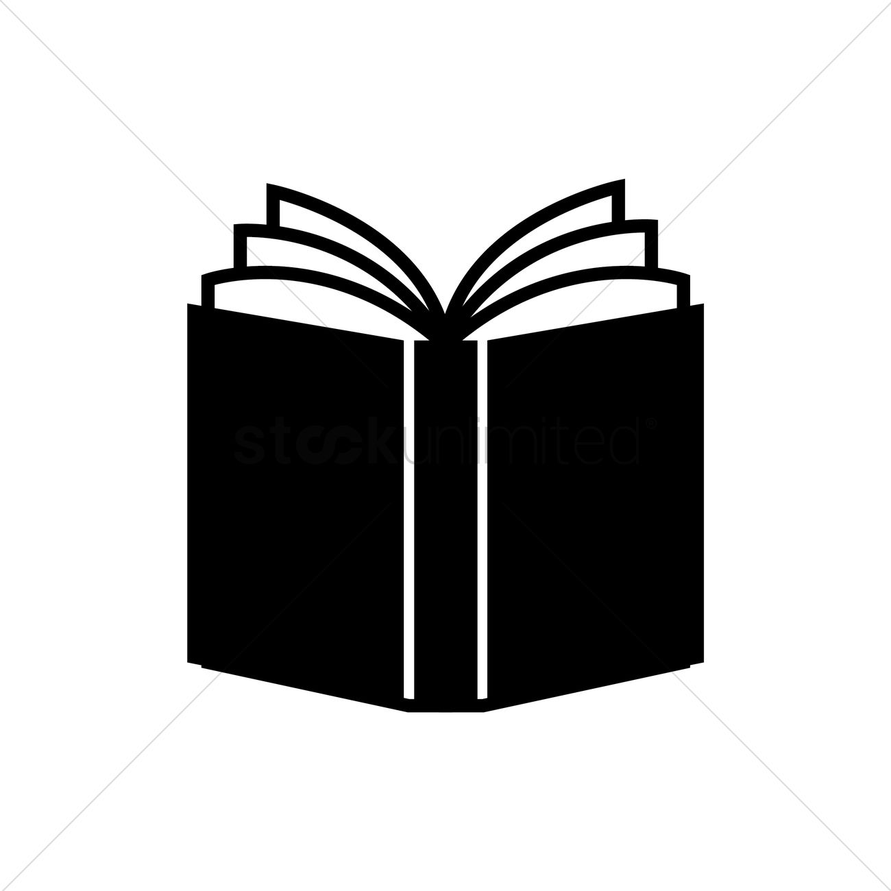 1300x1300 Opened Book Icon Vector Image