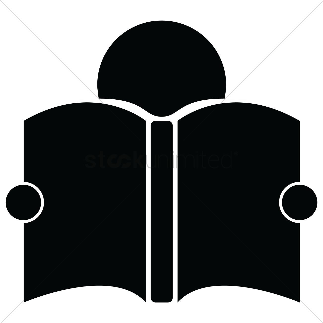 1300x1300 Reading Book Icon Vector Image