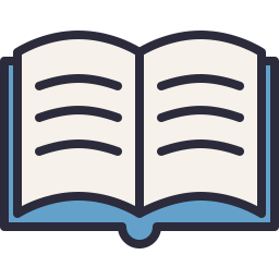 Open Book Icon Outline Filled 256x256 Open Book Icon Outline Filled