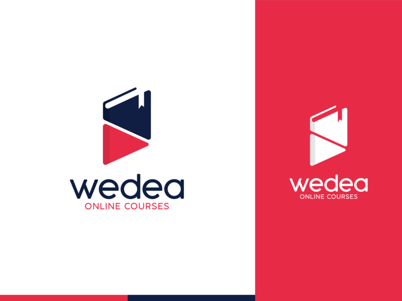 800x600 Play + Book Logo Design