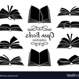 Open Books Black Silhouettes Vector Newwaysys 300x300 Open Books Black Silhouettes Vector Newwaysys