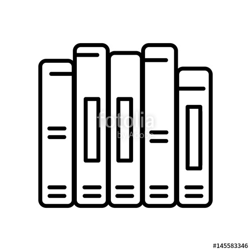 Book Spine Vector Icon Outline Design Stock Image And Royalty 500x500 Book Spine Vector Icon Outline Design Stock Image And Royalty