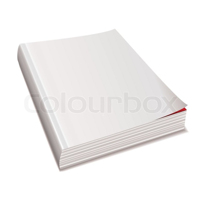 Blank White Paper Back Book With Stock Vector Colourbox 800x800 Blank White Paper Back Book With Stock Vector Colourbox