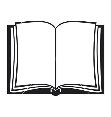 380x400 Open Book Vector