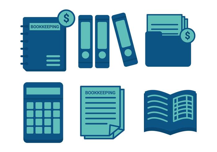 700x490 Bookkeeping Vector Set